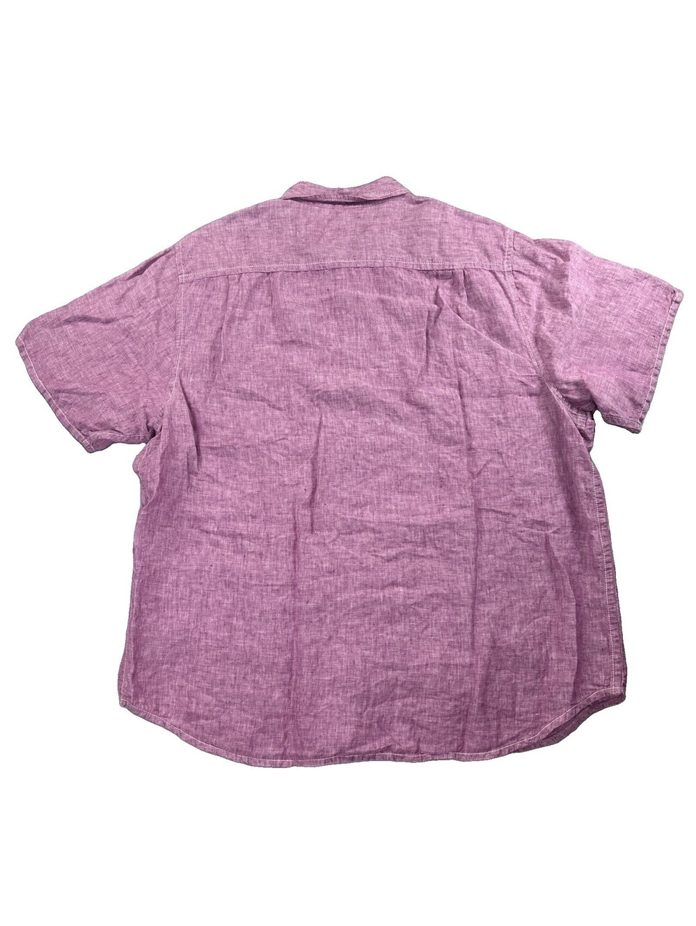 Tommy Bahama RELAX Linen Button Front Short Sleeve Plum Hawaiian Shirt Mens XL - Picture 2 of 8